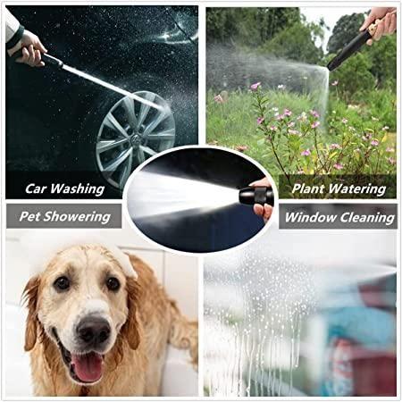 Portable High Pressure Washing Water Nozzle (Black)