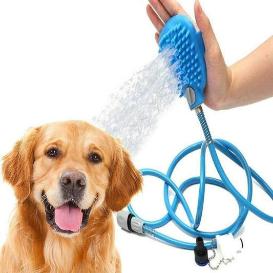 Pet Bathing Tool - Cleaning Washing Massager Scrubber Brush for Dog
